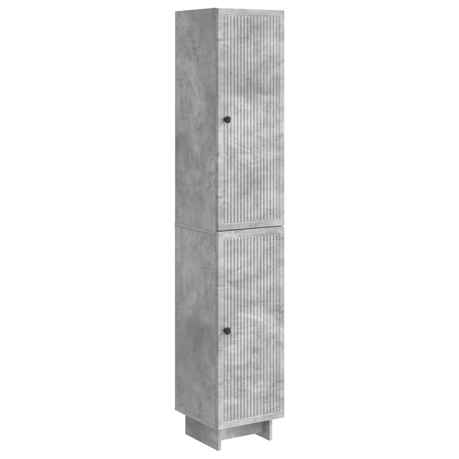 Ensemble de Meubles 2 pcs Gris béton 34,5 x 33 x 90 cm - 2