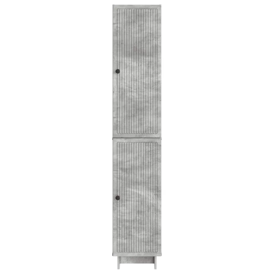Ensemble de Meubles 2 pcs Gris béton 34,5 x 33 x 90 cm - 5