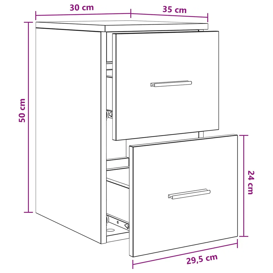 Meuble de Salle de Bain In-between Blanc 30 x 35 x 50 cm - 9