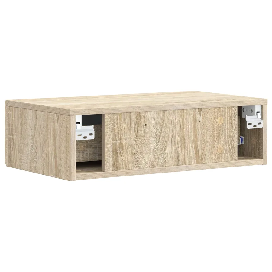 Table d'appoint murale Chêne Sonoma 59 x 34,5 x 17 cm - 6