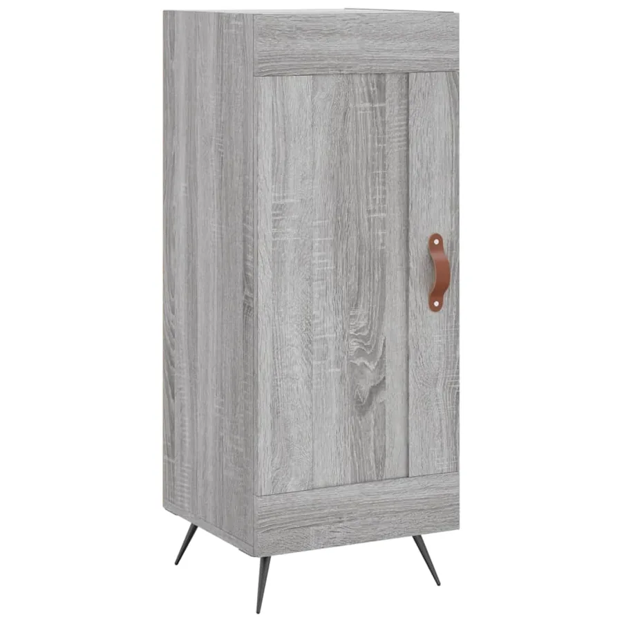 Buffet haut Sonoma gris 34,5x34x180 cm Bois d'ingénierie - 7