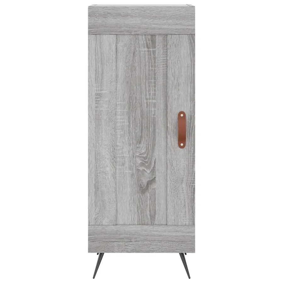 Buffet haut Sonoma gris 34,5x34x180 cm Bois d'ingénierie - 8