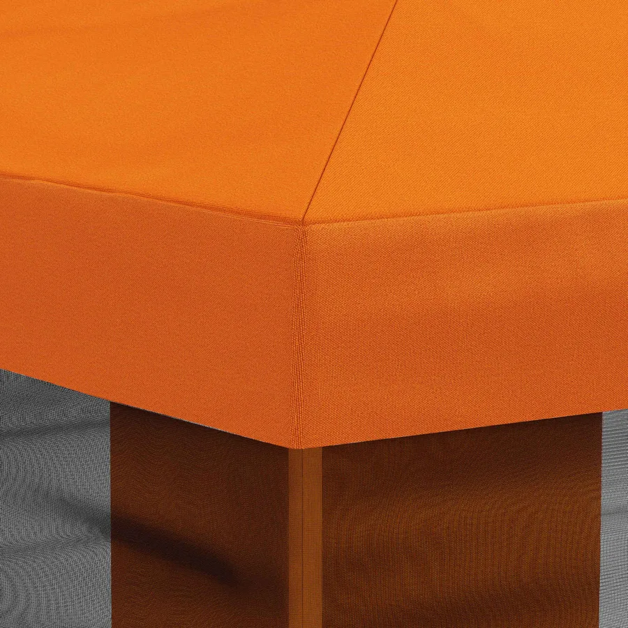Housse de tonnelle avec murs latéraux Orange 600,5 x 300,5 cm - 7