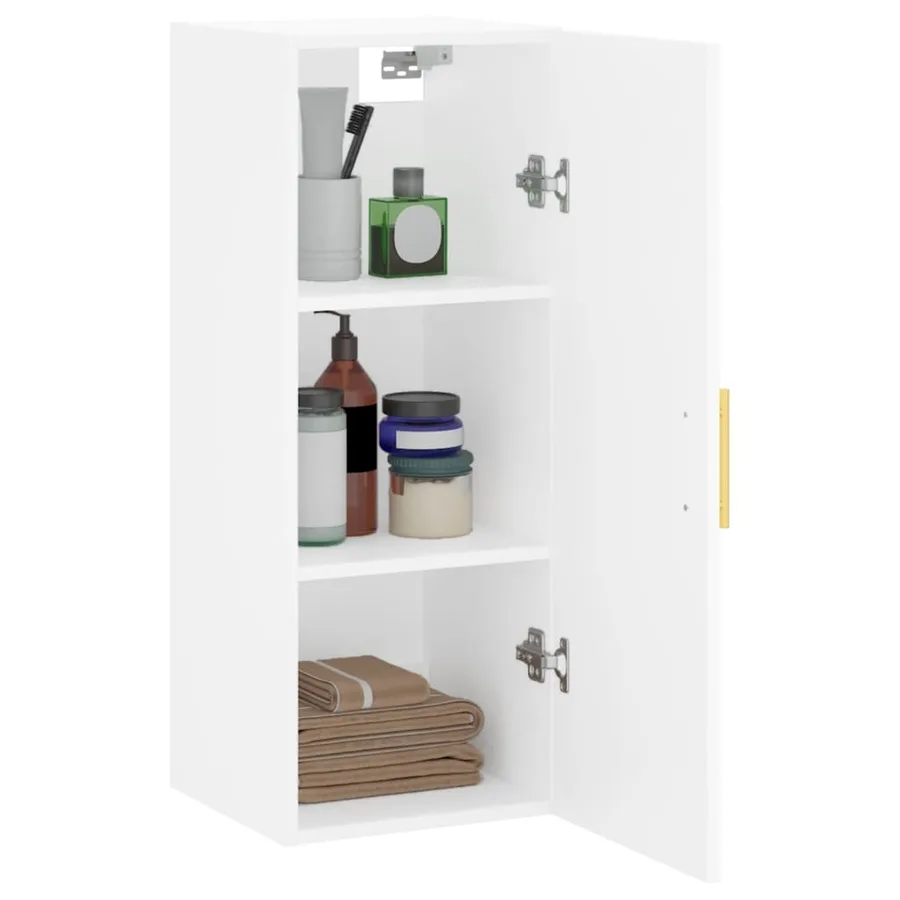 Armoire murale blanc 34,5x34x90 cm - 5