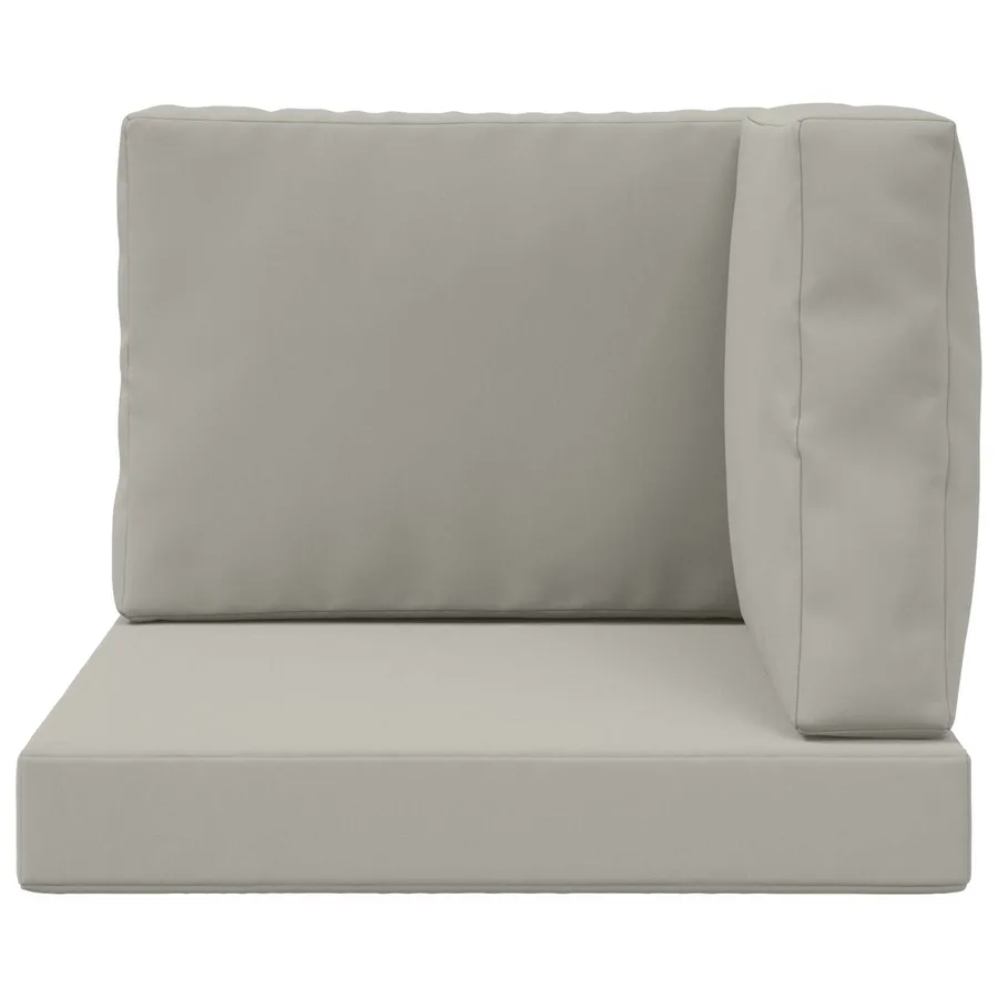 Coussin de canapé d'extérieur 3 pcs Gris Polyester - 6