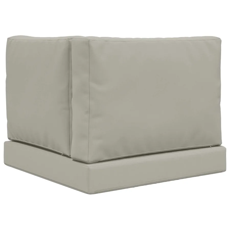 Coussin de canapé d'extérieur 3 pcs Gris Polyester - 7