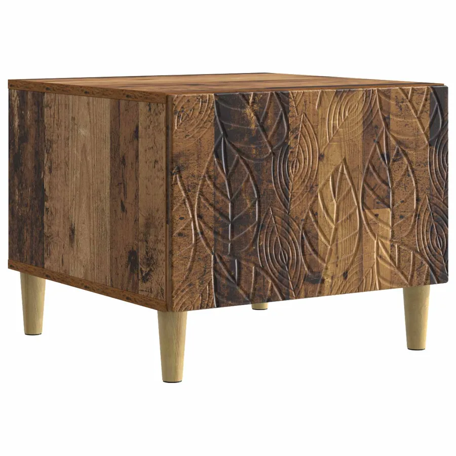 Table basse Bois ancien 50 x 49 x 40 cm Bois d'ingénierie - 2