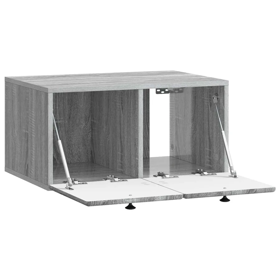 Meuble TV mural 59,5 x 41 x 30 cm Sonoma gris Bois d'ingénierie - 5