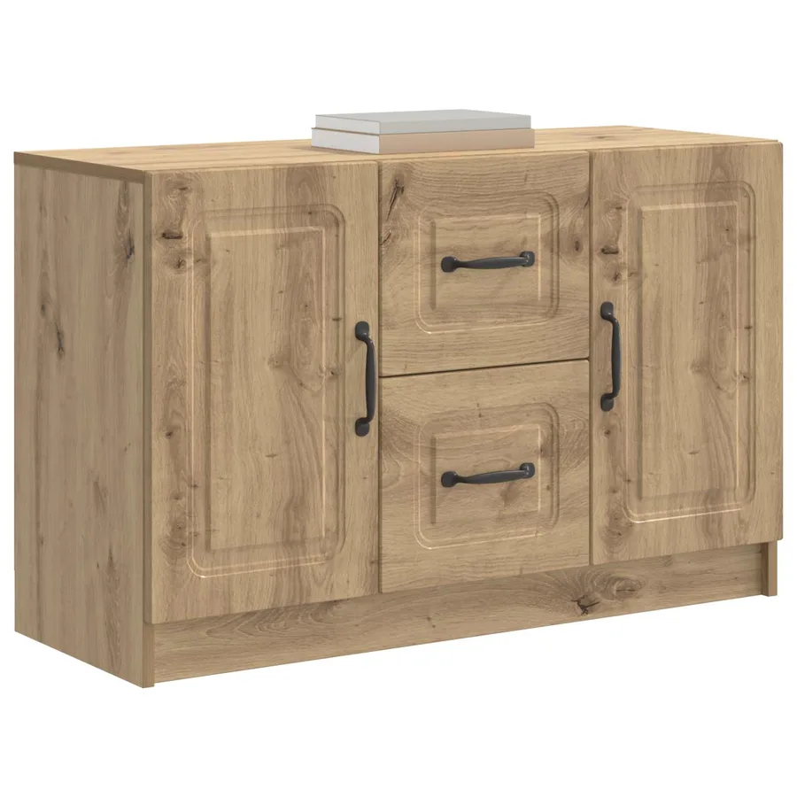 Buffet Chêne artisanal 89 x 34,5 x 57 cm Bois d'ingénierie - 3