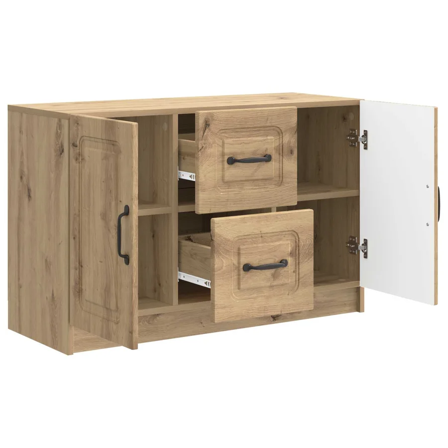 Buffet Chêne artisanal 89 x 34,5 x 57 cm Bois d'ingénierie - 5