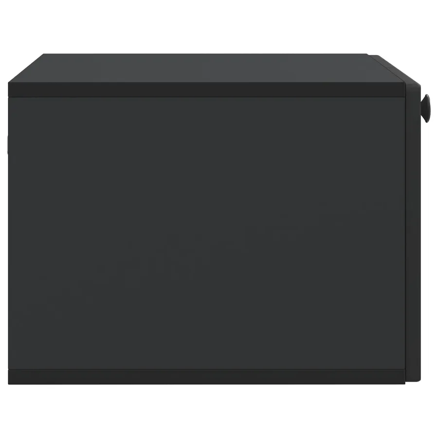 Meuble TV mural Noir 59,5 x 41 x 30 cm Bois d'ingénierie - 7