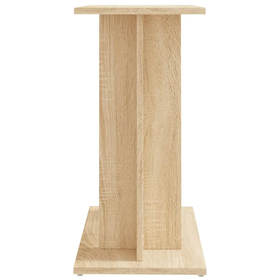 Support pour aquarium chêne sonoma 60x30x60cm bois d'ingénierie - 5