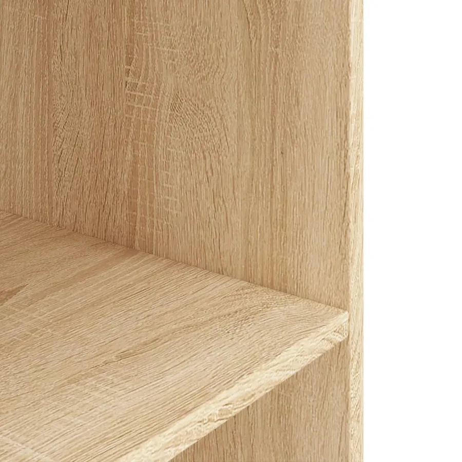 Support pour aquarium chêne sonoma 60x30x60cm bois d'ingénierie - 6