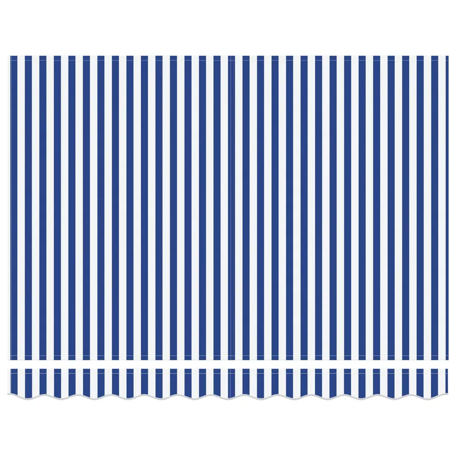 Auvent rétractable Bleu et Blanc 3,5 x 2 m - 6