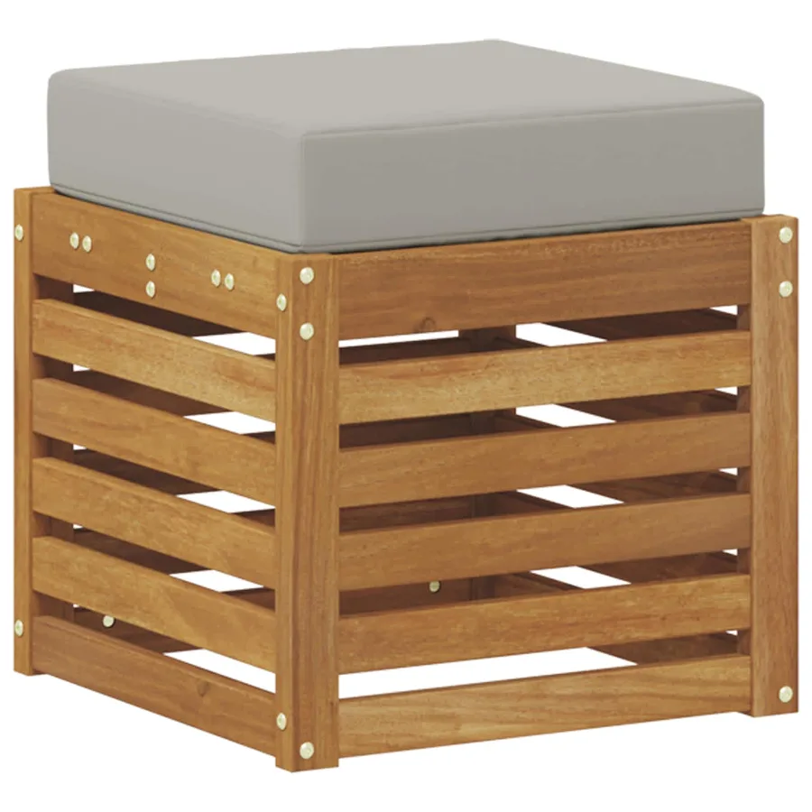 Banc de Jardin Bois d'Acacia Massif Naturel - 2