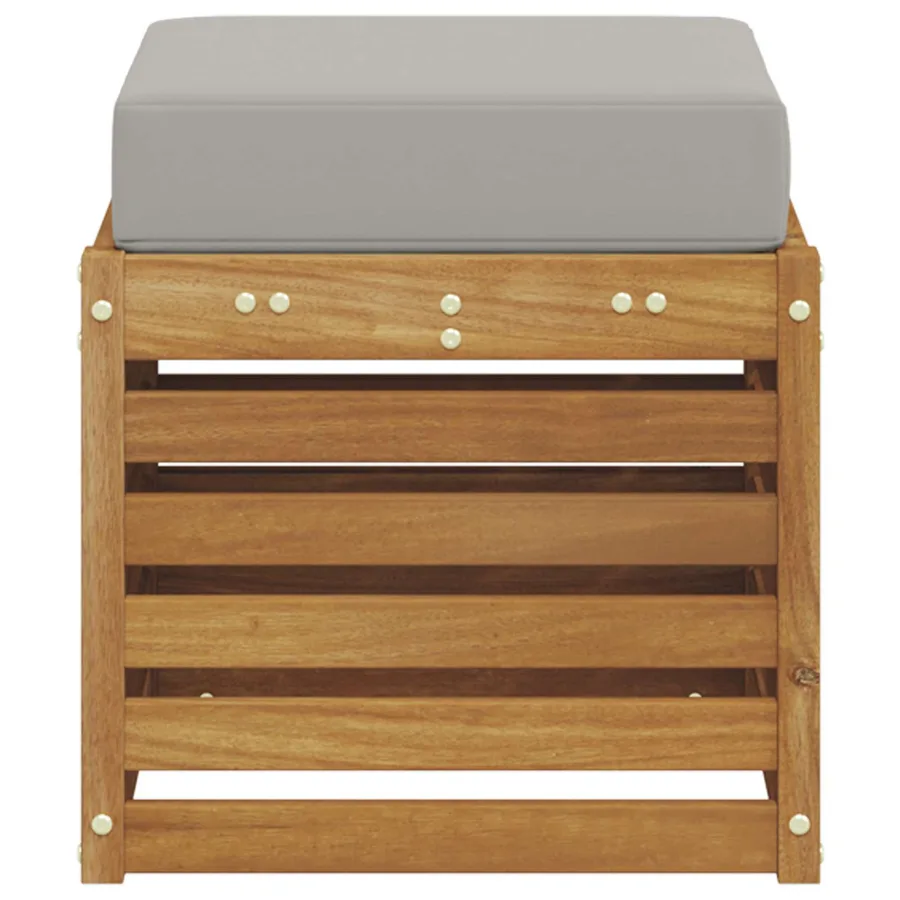 Banc de Jardin Bois d'Acacia Massif Naturel - 4