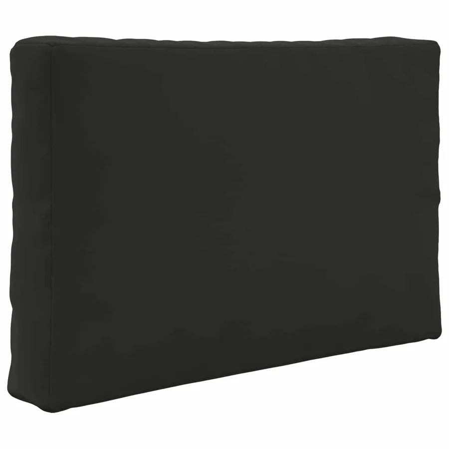 Coussin de canapé d'extérieur 3 pcs Noir Polyester - 5