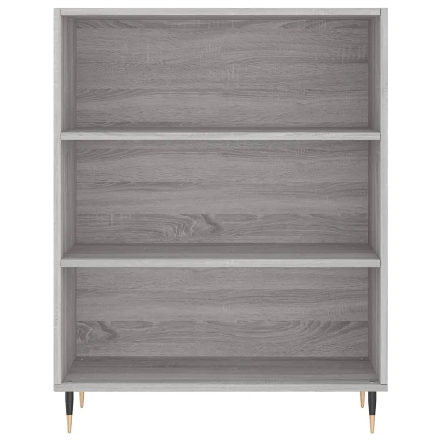 Buffet haut Sonoma gris 69,5x34x180 cm Bois d'ingénierie - 7