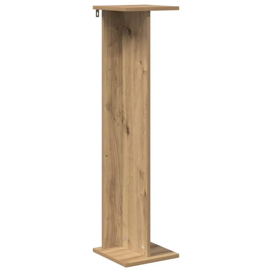 Support de Plante 2 pc Chêne Artisanal 25 x 25,5 x 100,5 cm - 5