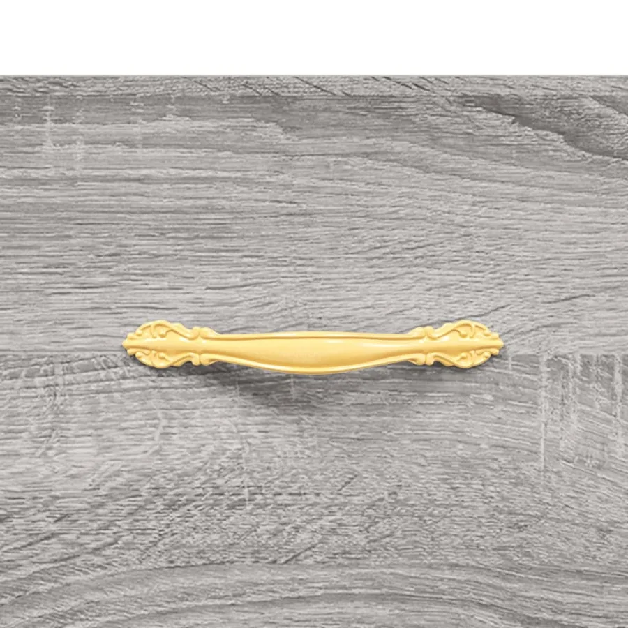 Buffet haut Sonoma gris 69,5x34x180 cm Bois d'ingénierie - 10