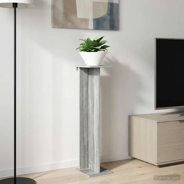 Support de Plante Gris Sonoma 25 x 25,5 x 100,5 cm