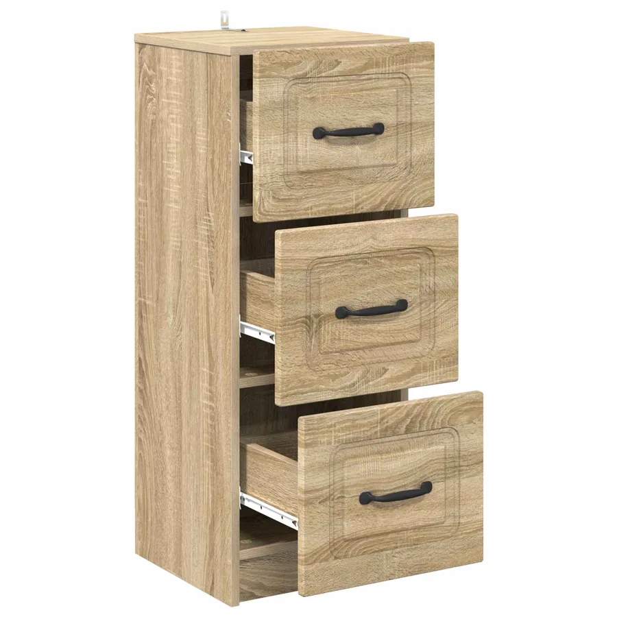 Armoire à tiroirs Chêne Sonoma 33 x 34,5 x 87 cm - 5