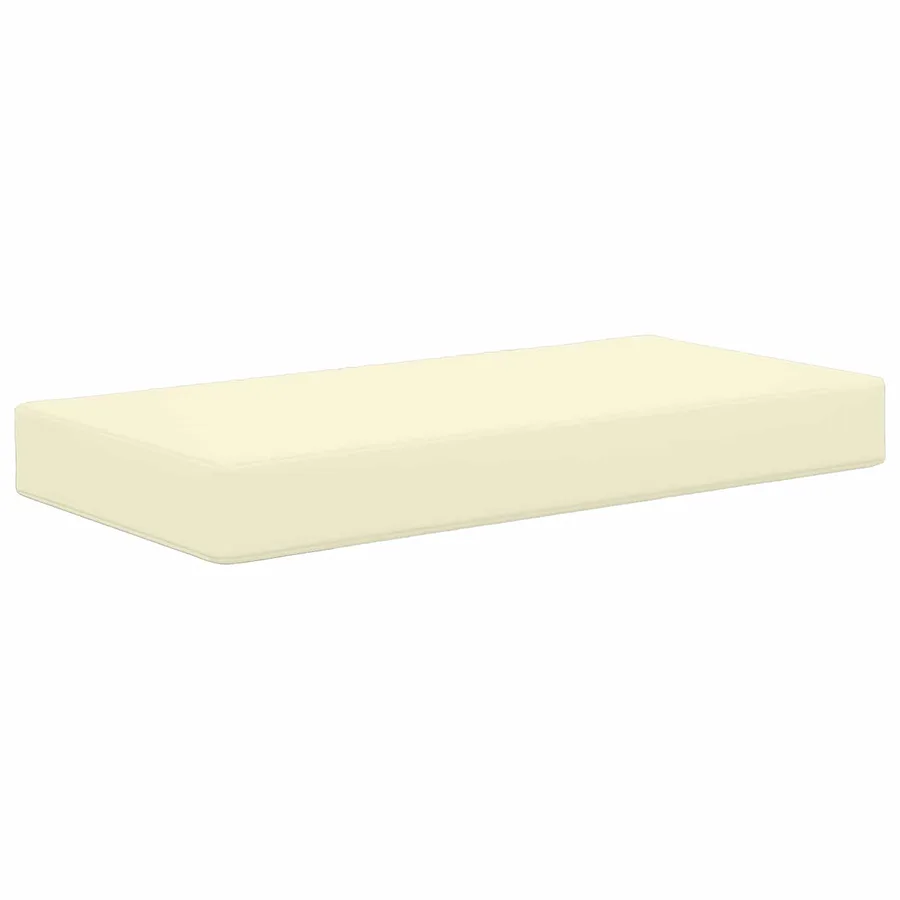 Coussin de Siège d'Extérieur Crème 80 x 40 x 8 cm - 2