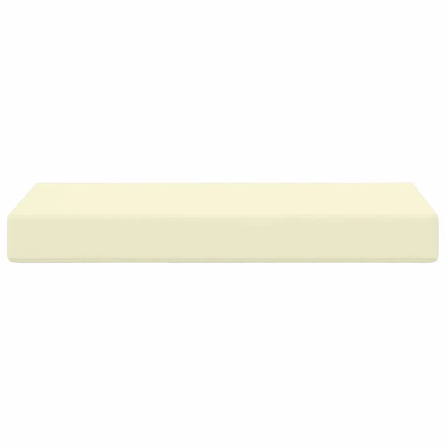 Coussin de Siège d'Extérieur Crème 80 x 40 x 8 cm - 4