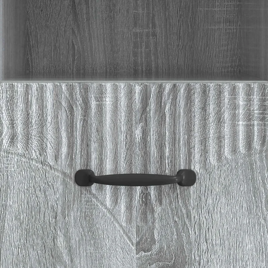 Meuble TV Sonoma gris 102 x 34,5 x 47 cm Bois d'ingénierie - 8