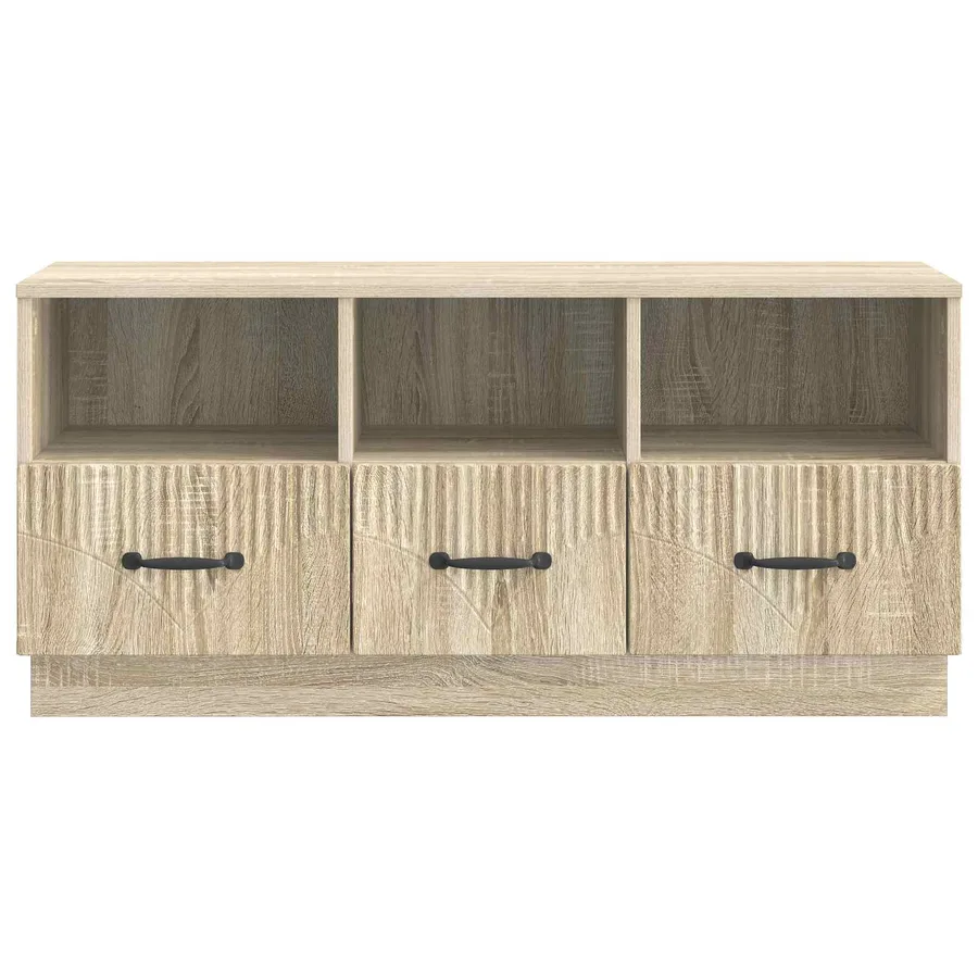 Meuble TV Chêne Sonoma 102 x 34,5 x 47 cm Bois d'ingénierie - 6