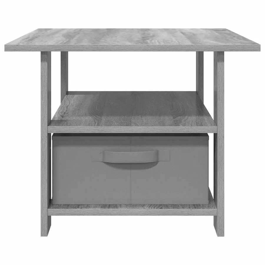Table basse Gris Sonoma 77 x 55 x 42 cm Bois d'ingénierie - 6