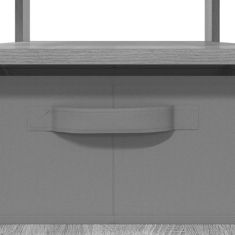Table basse Gris Sonoma 77 x 55 x 42 cm Bois d'ingénierie - 9