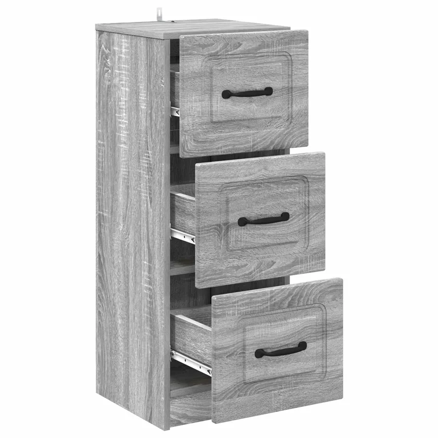 Armoire à tiroirs Sonoma gris 33 x 34,5 x 87 cm - 5