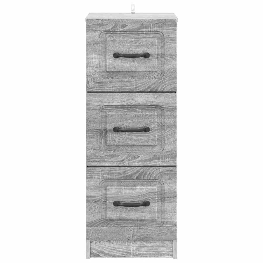 Armoire à tiroirs Sonoma gris 33 x 34,5 x 87 cm - 6
