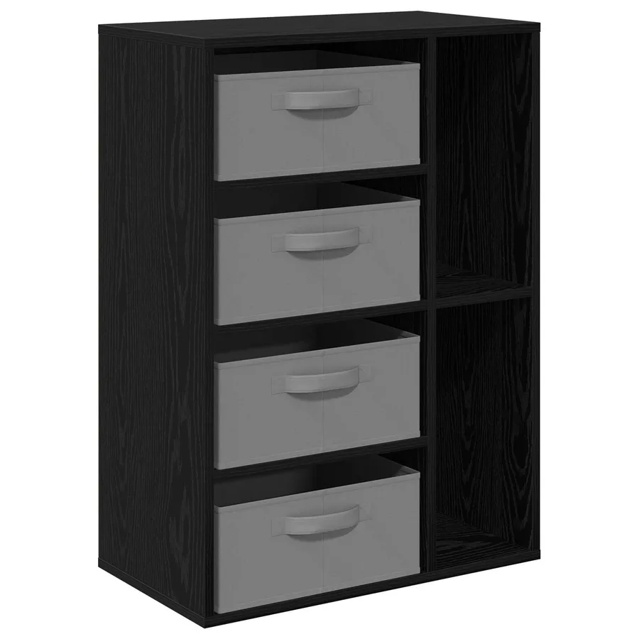 Buffet Chêne noir 60 x 33,5 x 84 cm - 2