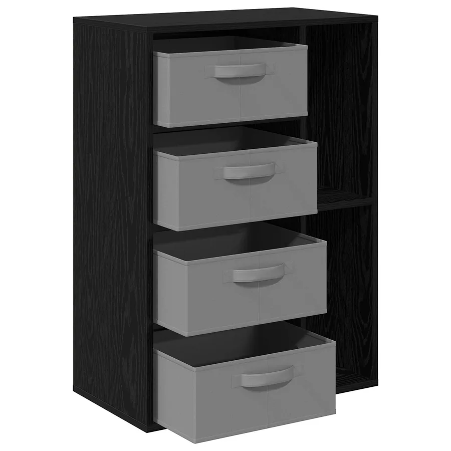 Buffet Chêne noir 60 x 33,5 x 84 cm - 5