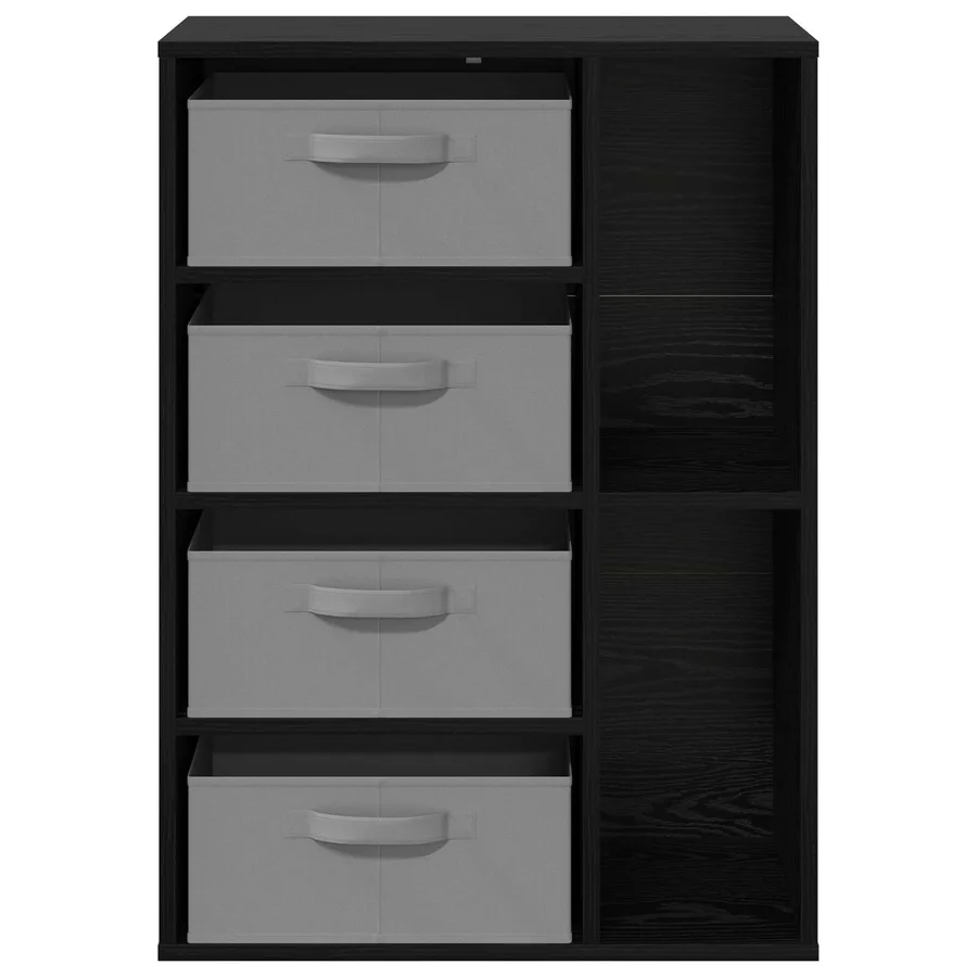 Buffet Chêne noir 60 x 33,5 x 84 cm - 6