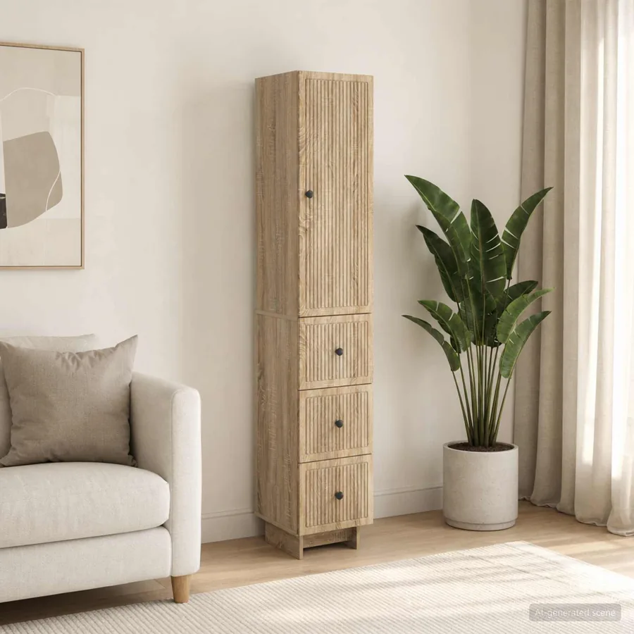 Ensemble de Meubles 2 pcs 33 x 34,5 x 90 cm Bois d'ingénierie