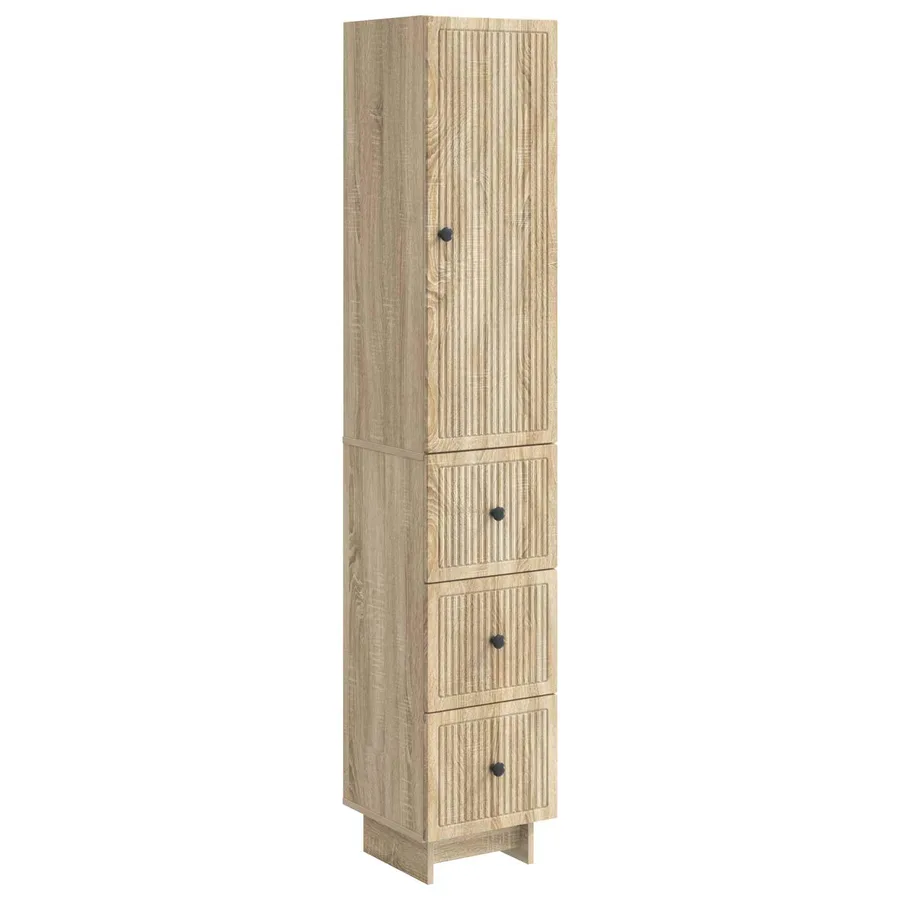 Ensemble de Meubles 2 pcs 33 x 34,5 x 90 cm Bois d'ingénierie - 2