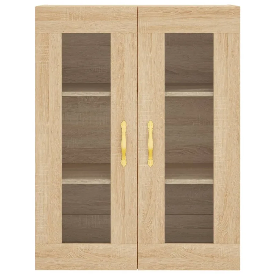 Armoires murales 2 pcs chêne sonoma bois d'ingénierie - 6