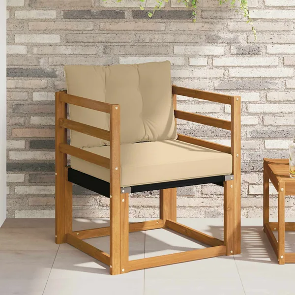 Canapé d’extérieur Bois d'Acacia Massif Naturel