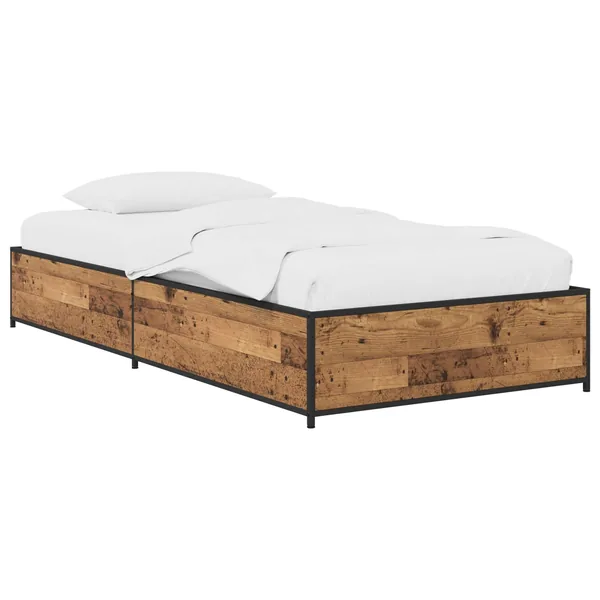 Cadre de lit Bois ancien 80 x 200 cm Bois d'ingénierie