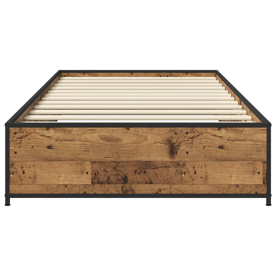 Cadre de lit Bois ancien 80 x 200 cm Bois d'ingénierie - 3