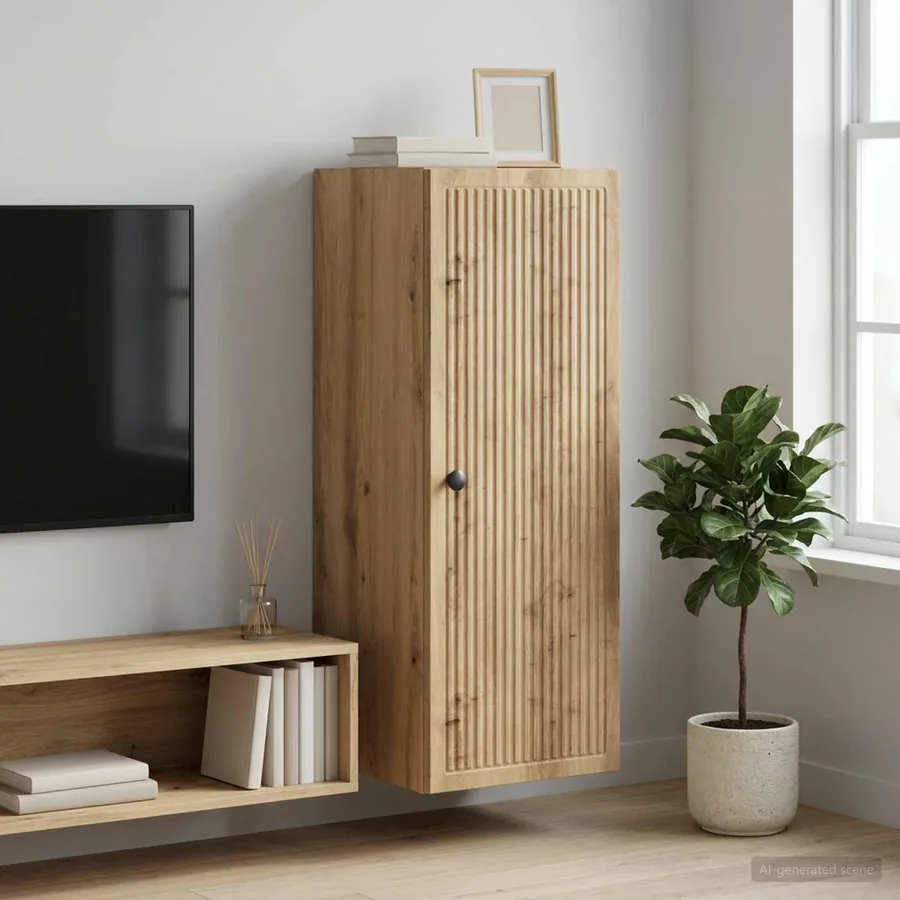 Armoire Murale 33 x 34,5 x 90 cm Bois d'ingénierie