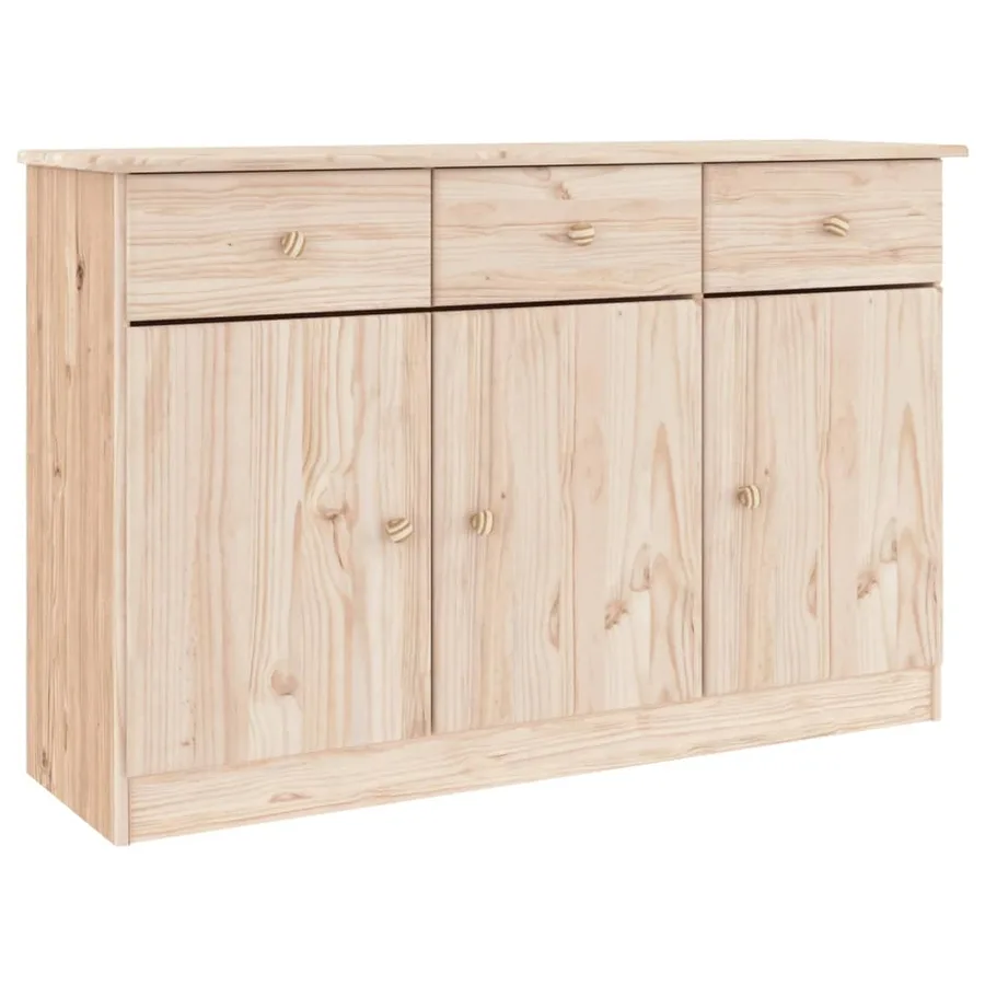 Buffet ALTA 112x35x73 cm bois massif de pin - 2