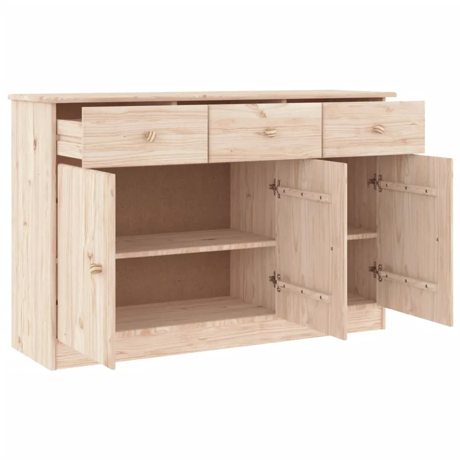 Buffet ALTA 112x35x73 cm bois massif de pin - 3