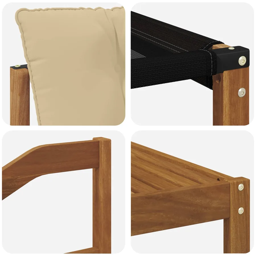 Ensemble de canapés d'extérieur 8 pcs Naturel et Beige - 7