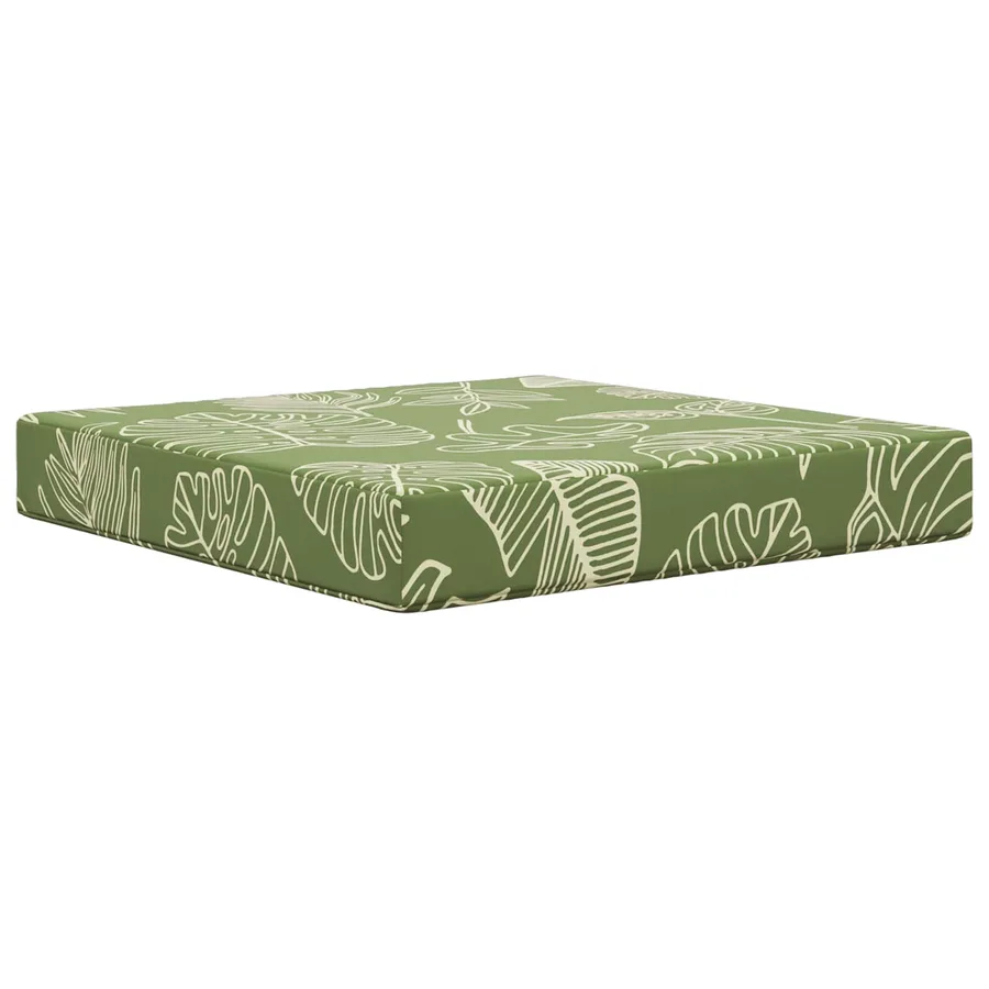 Coussin de canapé d'extérieur 3 pcs Modèle feuille Polyester - 4