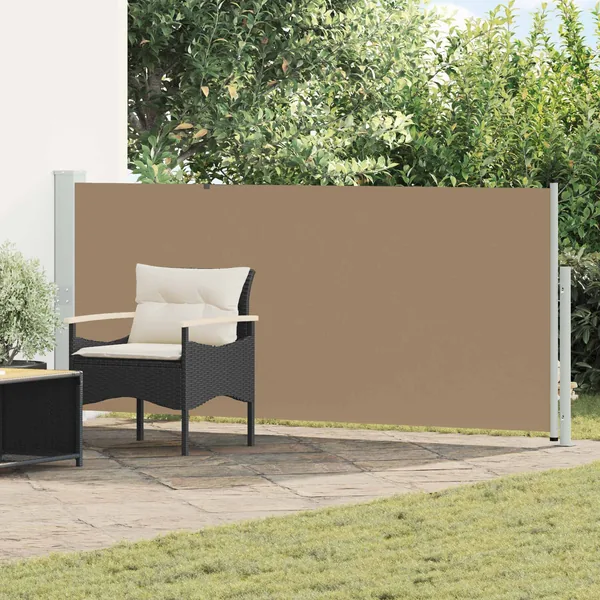 Store latéral rétractable 140 x 500 cm Polyester Rectangulaire