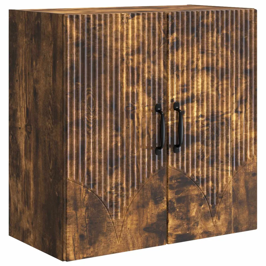 Armoire Murale Chêne fumé 59 x 31 x 60 cm Bois d'ingénierie - 2